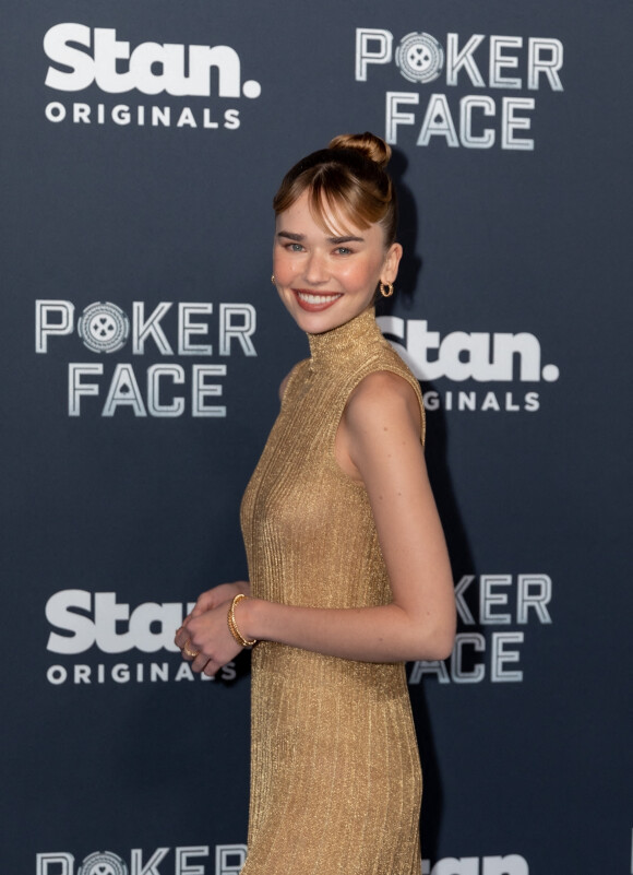 Gabriella Brooks à la première du film "Poker Face" à Sydney, le 15 novembre 2022. 