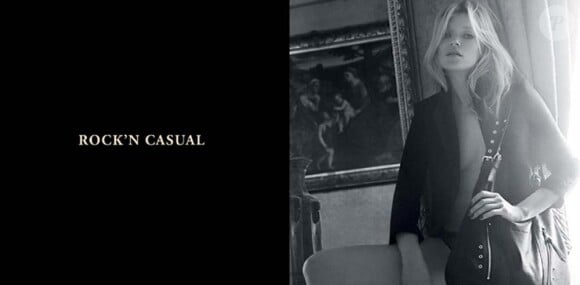 Kate Moss pour la pub Longchamp