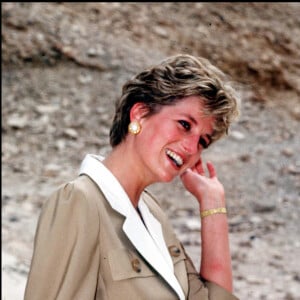 Princesse Diana en Egypte en 1992.