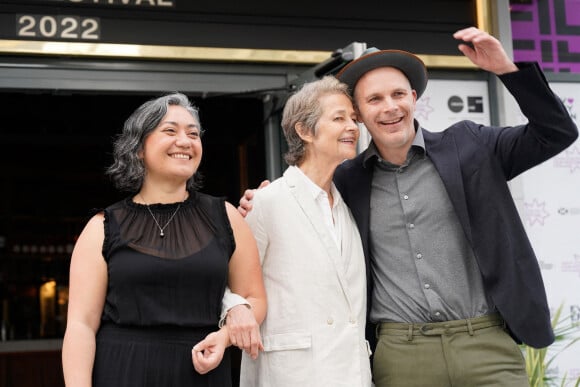 Desray Armstrong, Charlotte Rampling, Matthew J. Saville - Première du film "Juniper" lors du 75e Festival International du Film d'Edimbourg. Le 17 août 2022.