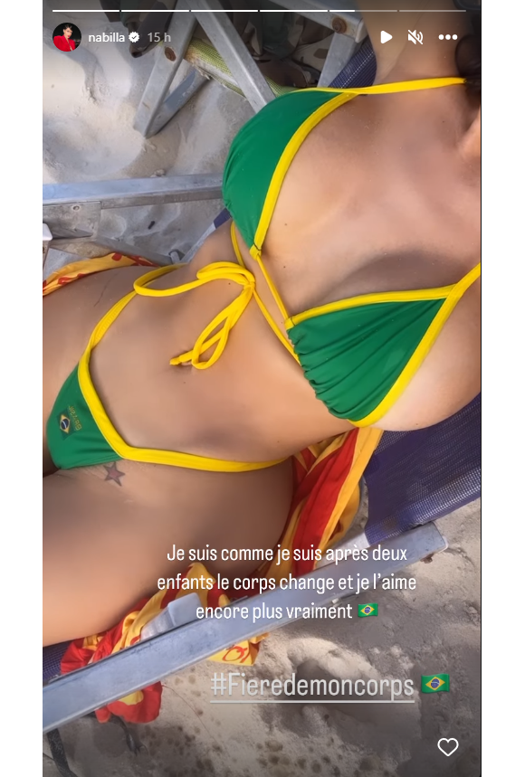 Nabilla se trouve actuellement en vacances au Brésil avec son mari Thomas Vergara - Instagram