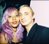 Archives - Cathy et David Guetta le soir de l'anniversaire d'Amanda Lear. Paris.