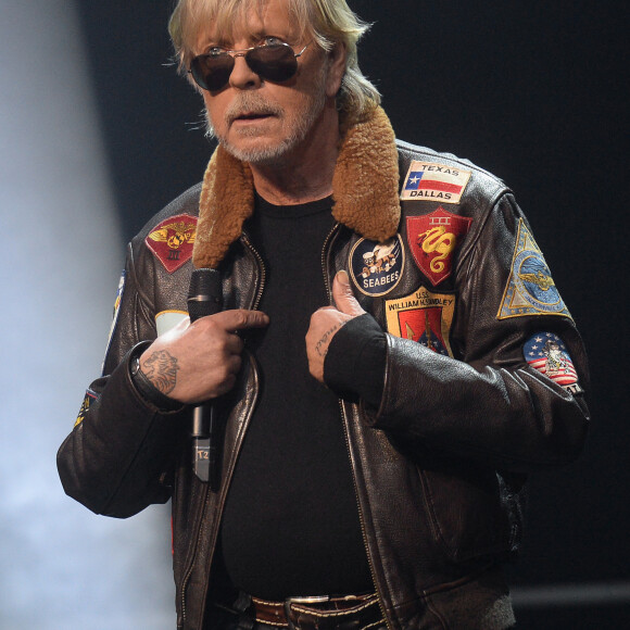 Le chanteur Renaud (Renaud Séchan) (Prix spécial de la Sacem) - Grand Prix Sacem 2018 à la salle Pleyel à Paris présenté par V. Dedienne, le 10 décembre 2018. © Veeren/Bestimage.