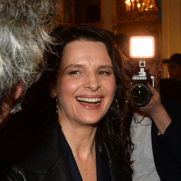 Exclusif - Juliette Binoche et sa fille Hannah Magimel - Juliette Binoche reçoit le "French Cinema Award Unifrance" au Ministère de la Culture à Paris, le 19 janvier 2018. © Veeren/Bestimage