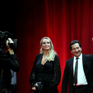 Laurent Gerra et sa femme Christelle Bardet - 14e édition du Festival Lumière 2022 à la Halle Tony Garnier à Lyon le 15 octobre 2022. © Dominique Jacovides / Bestimage