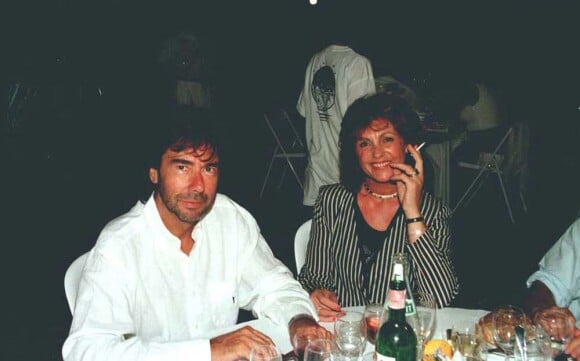 Chantal Nobel et son mari Jean-Louis Julian, en août 1997.