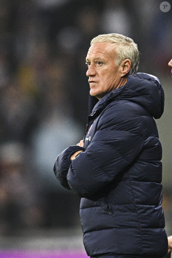 Didier Deschamps - Selectionneur (Fra) - L'équipe de France bat l'Afrique du Sud 5 à 0 lors d'un match amical au stade Pierre Mauroy à Villeneuve d'Ascq le 29 mars 2022. © JB Autissier /Panoramic/Bestimage