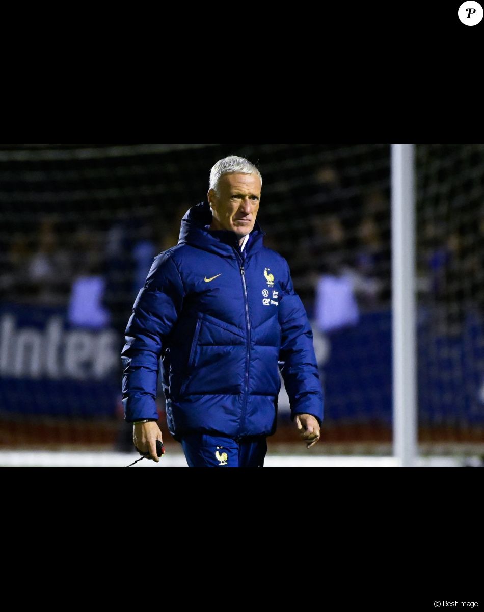 Didier Deschamps - Entraînement de l'équipe de France de football avant le départ pour la coupe du monde au Qatar, au centre de formation et centre National du Footbal de Clairefontaine le 15 novembre 2022.