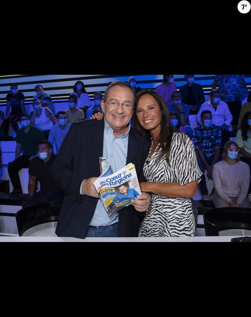 Exclusif - Jean-Pierre Pernaut et sa femme Nathalie Marquay-Pernaut - L'émission TPMP (Touche pas à Mon Poste) diffusée en direct le 31 août 2021.© Jack Tribeca / Bestimage