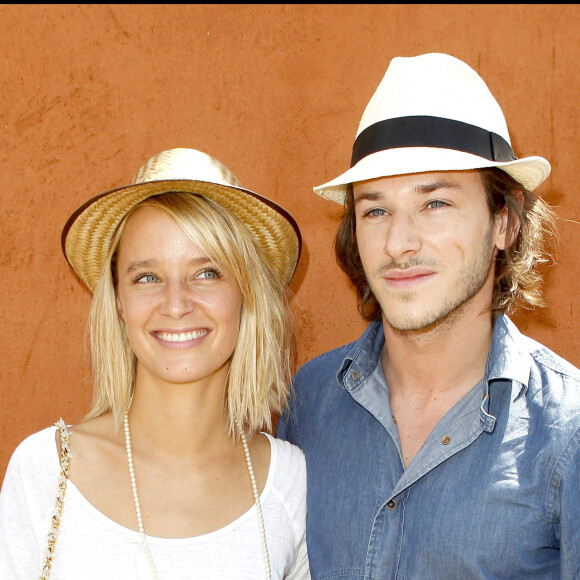 Gaspard Ulliel et Jordane Crantelle à Roland-Garros en 2010.