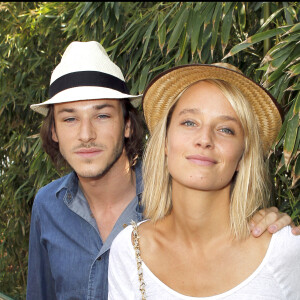 Gaspard Ulliel et Jordane Crantelle à Roland-Garros en 2010.