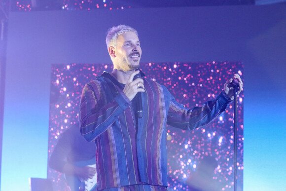 Exclusif - M Pokora retrouve la scène lors d'un concert au Casa Music Show au Sofitel Casablanca Tour Blanche organisé par K.Cheddadi le 7 octobre 2022. © Philippe Doignon / Bestimage