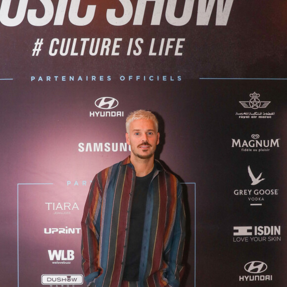 Exclusif - M. Pokora - Photocall du Casa Music Show au Sofitel Casablanca Tour Blanche organisé par K.Cheddadi à Casablanca au Maroc le 7 octobre 2022. © Philippe Doignon / Bestimage