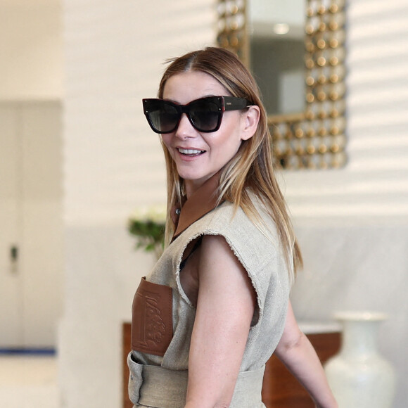 Exclusif - Rendez-vous avec Clotilde Courau à l'hôtel Martinez lors du 75ème Festival International du Film de Cannes le 21 mai 2022. © Tiziano Da Silva/Bestimage