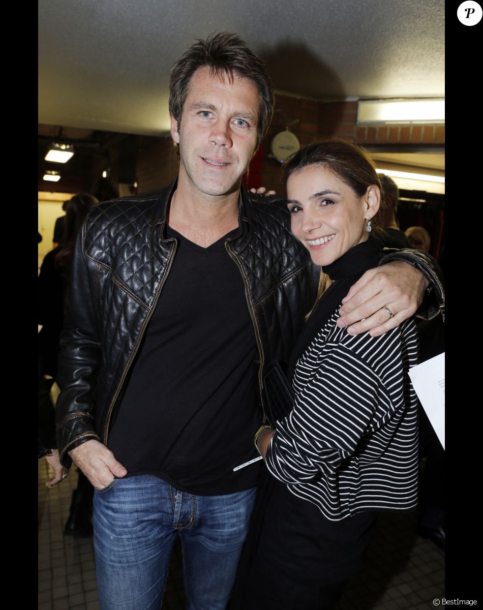 Exclusif - Le prince Emmanuel Philibert de Savoie et la princesse Clotilde (Courau) - People au concert de Johnny Hallyday au POPB de Bercy a Paris - Jour 2. Le 15 juin 2013