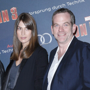 Garou et son ex-compagne Stephanie Fournier à l'avant première Parisienne de "Iron Man 3" au Grand Rex le 14 avril 2013