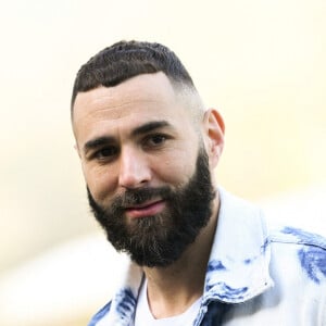 Karim Benzema - Arrivée des joueurs de l'équipe de France à Clairefontaine, le 14 novembre 2022.