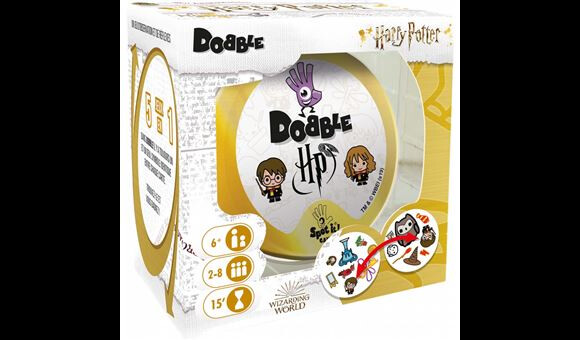 Retrouvez le plus fapidement possible vos personnages favoris avec ce jeu de cartes Asmodée Dobble Harry Potter