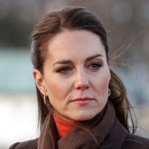 Kate Catherine Middleton, princesse de Galles, en visite sur le port de Boston, à l'occasion de son déplacement officiel aux Etats-Unis.