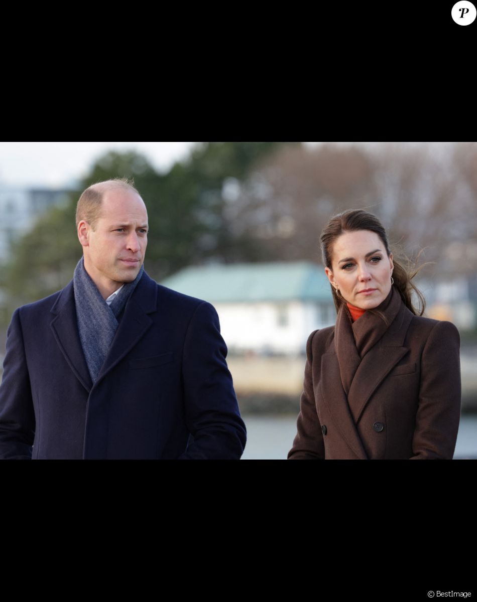 Le prince de Galles William et Kate Catherine Middleton, princesse de Galles, en visite sur le port de Boston, à l'occasion de leur déplacement officiel aux Etats-Unis. Le 1er décembre 2022