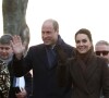Le prince William, prince de Galles, et Catherine (Kate) Middleton, princesse de Galles, arrivent à Boston lors de leur visite officielle aux Etats-Unis le 1er décembre 2022. 