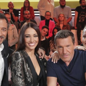 Exclusif - Bernard Montiel, Delphine Wespiser, Benjamin Castaldi, Béatrice Rosen - Enregistrement de l'émission "TPMP (Touche Pas à Mon Poste)", présentée par C.Hanouna et diffusée en direct sur C8 le 2 novembre © Jack Tribeca / Bestimage 