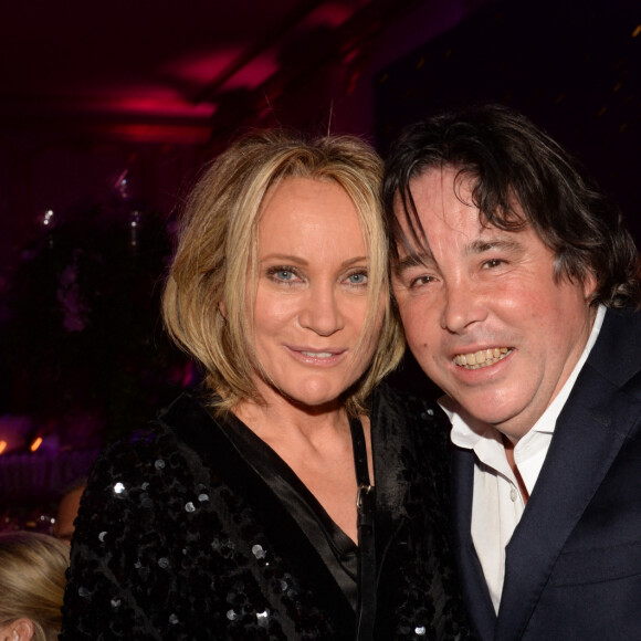 Patricia Kaas et Didier Audebert lors de la soirée de gala au profit de la fondation Pompidou à l'hôtel Marcel Dassault à Paris, le 28 mars 2019. © Rachid Bellak-LMS/Bestimage