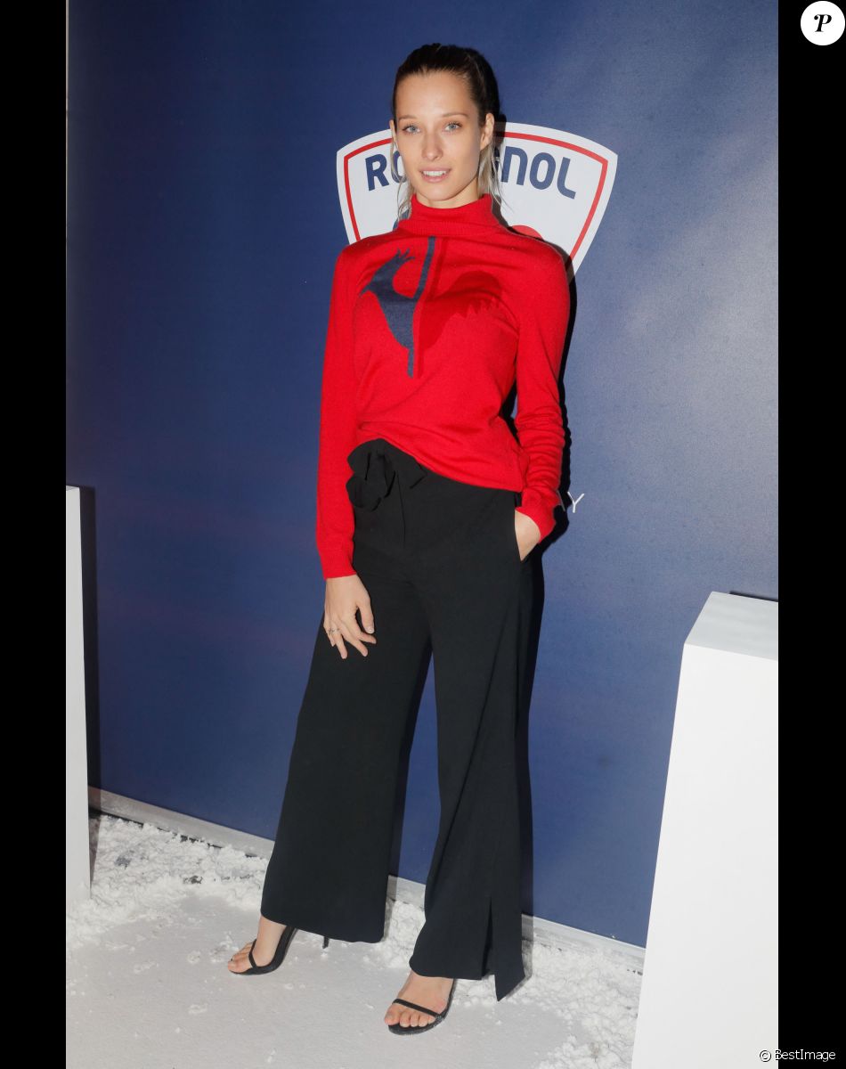 Ilona Smet - Inauguration du flagship store Rossignol au 21 boulevard des Capucines à Paris, le 22 octobre 2018 avec la collaboration de J-C. de Castelbajac. © CVS/Bestimage