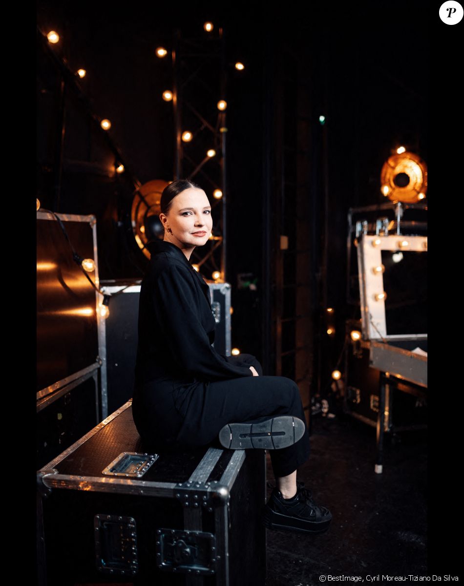 Exclusif - Prix Spécial - Anne Sila - Backstage - Enregistrement de l'émission "Michel Polnareff, la soirée événement", diffusée le 6 décembre à 21h10 sur France 2 © Tiziano Da Silva-Cyril Moreau / Bestimage