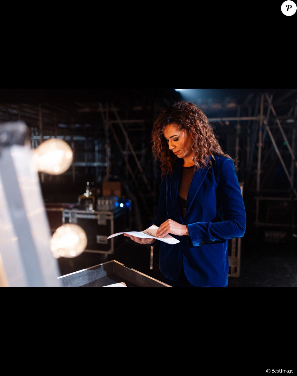 Exclusif - Prix Spécial - Chimène Badi - Backstage - Enregistrement de l'émission "Michel Polnareff, la soirée événement", diffusée le 6 décembre à 21h10 sur France 2 © Tiziano Da Silva-Cyril Moreau / Bestimage