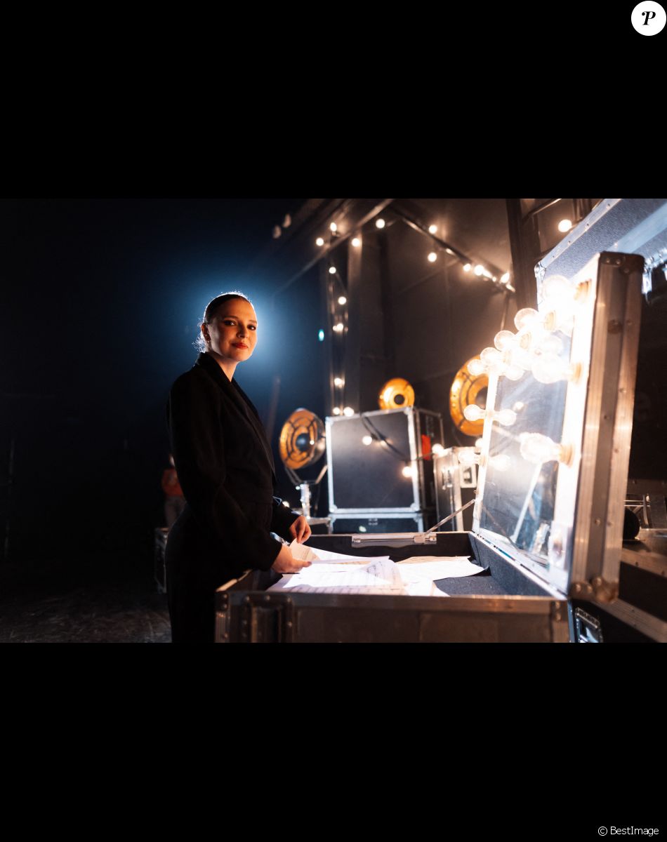 Exclusif - Prix Spécial - Anne Sila - Backstage - Enregistrement de l'émission "Michel Polnareff, la soirée événement", diffusée le 6 décembre à 21h10 sur France 2 © Tiziano Da Silva-Cyril Moreau / Bestimage