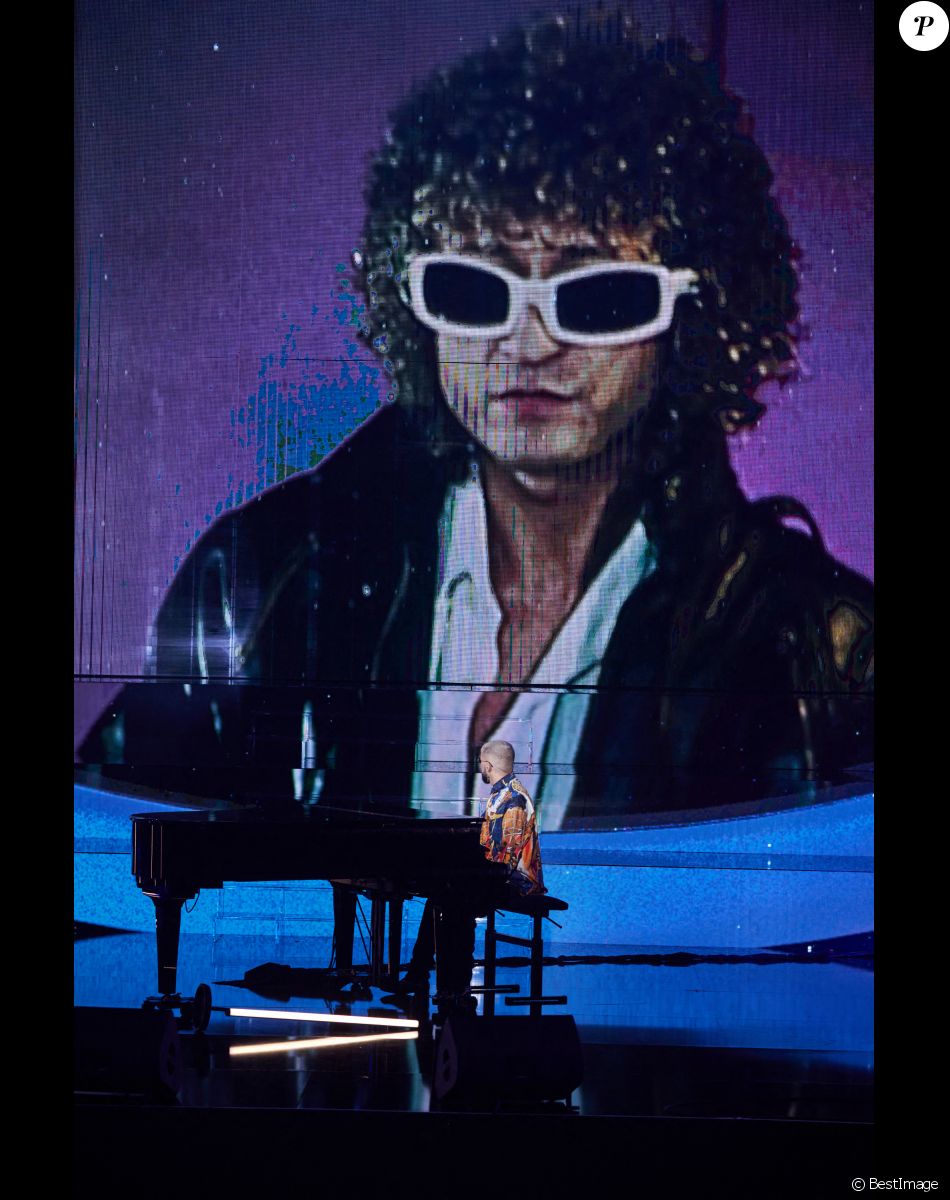 Exclusif - Prix Spécial - Sofiane Pamart - Enregistrement de l'émission "Michel Polnareff, la soirée événement", diffusée le 6 décembre à 21h10 sur France 2 © Cyril Moreau-Tiziano Da Silva / Bestimage