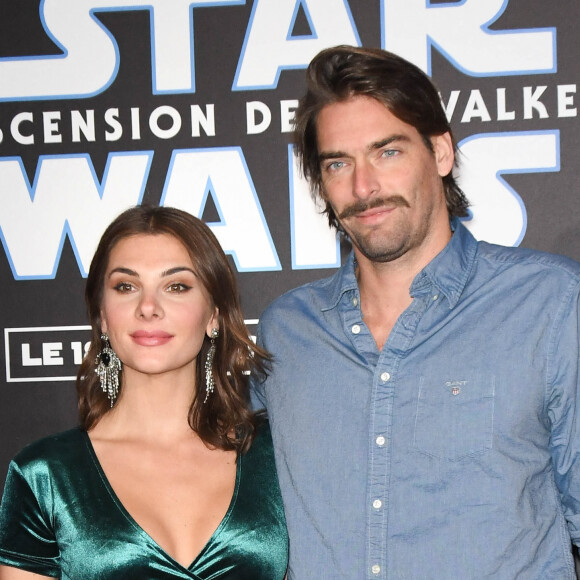 Camille Lacourt et sa compagne Alice Detollenaere (Miss Bourgogne) - Avant-première du film "Star Wars : L'ascension de Skywalker" au cinéma Le Grand Rex à Paris © Coadic Guirec/Bestimage 