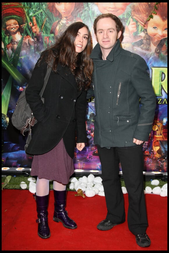 Mathias Malzieu et Olivia Ruiz lors de l'avant-première d'Arthur et la vengeance de Maltazard à Paris en 2009