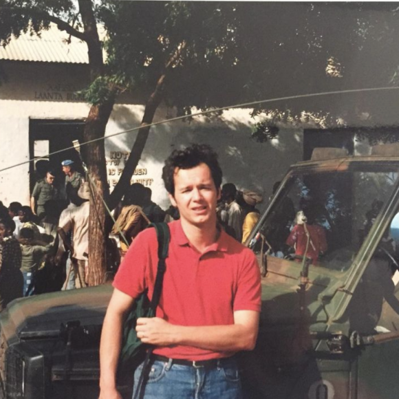 Jean-Michel Maire dévoile une photo de lui datant de l'époque où il était encore correspondant de guerre - Instagram