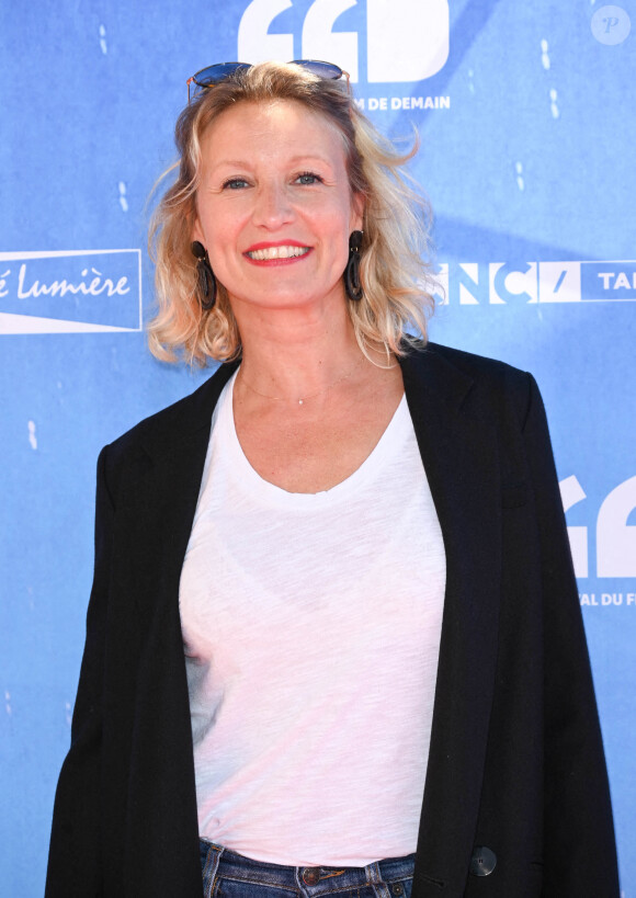 Alexandra Lamy - Photocall de la première édition du Festival du Film de Demain au Ciné Lumière à Vierzon. Le 3 juin 2022 © Coadic Guirec / Bestimage