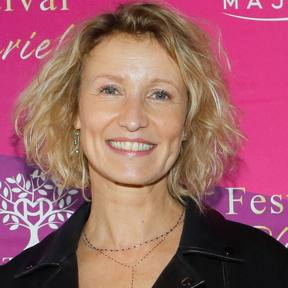 Semi-Exclusif - Alexandra Lamy - Projection du téléfilm "Touchées" au cinéma Majestic à Compiègne.