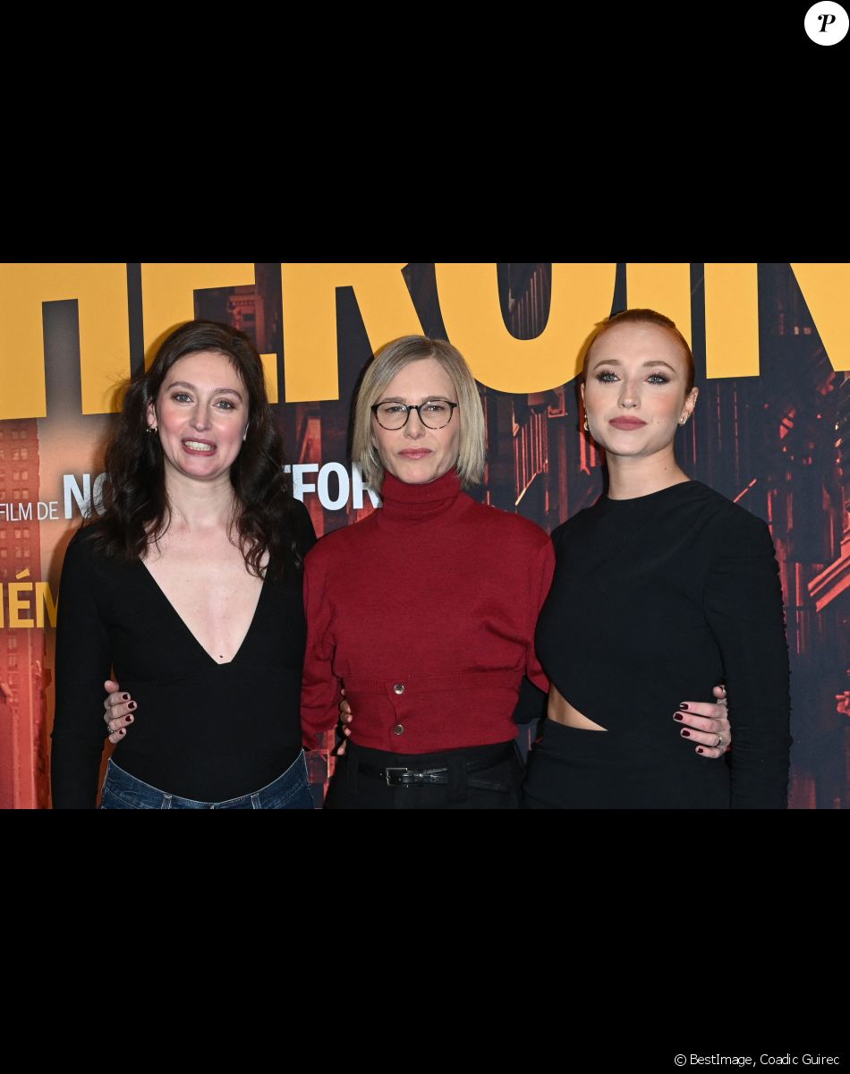Louise Coldefy, Pascale Arbillot et Chloé Jouannet - Avant-première du film "Mon héroïne" au cinéma UGC Normandie à Paris le 12 décembre 2022. © Coadic Guirec/Bestimage