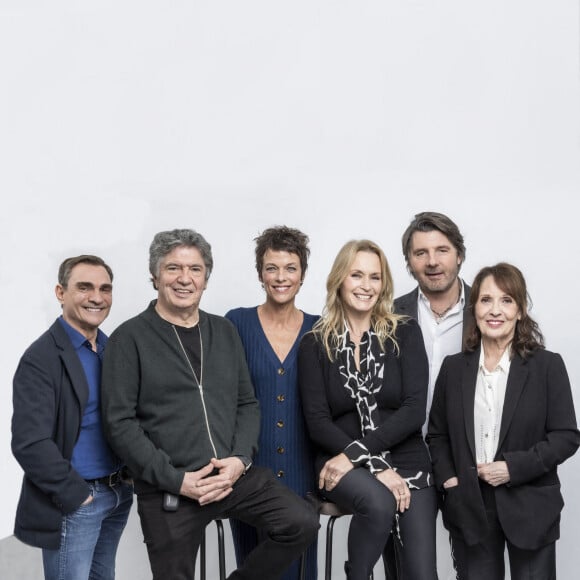 Exclusif - Thierry Pietra, Lionnel Astier, Anne Le Nen, Estelle Lefébure, Philippe Lellouche, Chantal Lauby - Jour 3 - Studio - Enregistrement de l'émission "Le grand restaurant, la guerre de l'étoile ", diffusée le 15 décembre sur M6 © Cyril Moreau / Bestimage