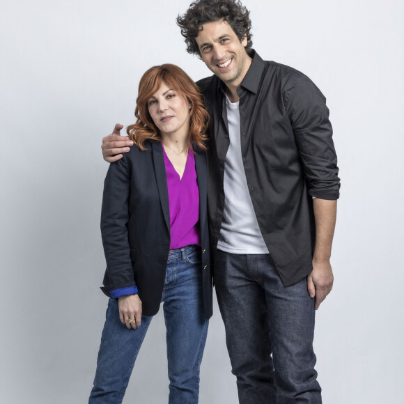 Exclusif - Anne-Elisabeth Blateau, Max Boublil - Jour 6 - Studio - Enregistrement de l'émission "Le grand restaurant, la guerre de l'étoile ", diffusée le 15 décembre sur M6 © Cyril Moreau / Bestimage