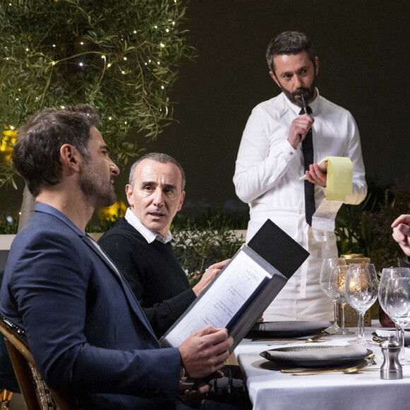 Exclusif - Florent Peyre, Elie Semoun, Benjamin Gauthier, Olivier de Benoist - Jour 1 - Plateau - Enregistrement de l'émission "Le grand restaurant,  la guerre de l'étoile ", diffusée le 15 décembre sur M6 © Cyril Moreau / Bestimage