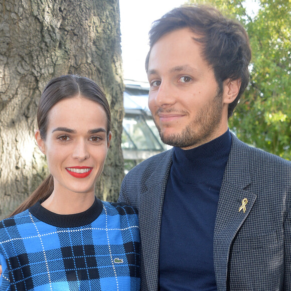 Semi-Exclusif - Vianney et Catherine Robert  au défilé Lacoste Collection Prêt-à-Porter Printemps/Eté 2020 lors de la Fashion Week de Paris © Veeren Ramsamy-Christophe Clovis/Bestimage