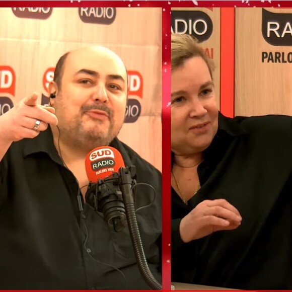 Hélène Darroze dévoile son tatouage sur les ondes de Sud Radio, le 15 décembre 2022