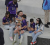 Lionel Messi avec sa femme Antonella Roccuzzo et ses enfants Thiago, Matteo et Ciro - Remise du trophée de la Coupe du Monde 2022 au Qatar (FIFA World Cup Qatar 2022) à l'équipe d'argentine après sa victoire contre la France en finale (3-3 - tab 2-4). Doha, le 18 décembre 2022. © Seshadri Sukumar/Zuma Press/Bestimage