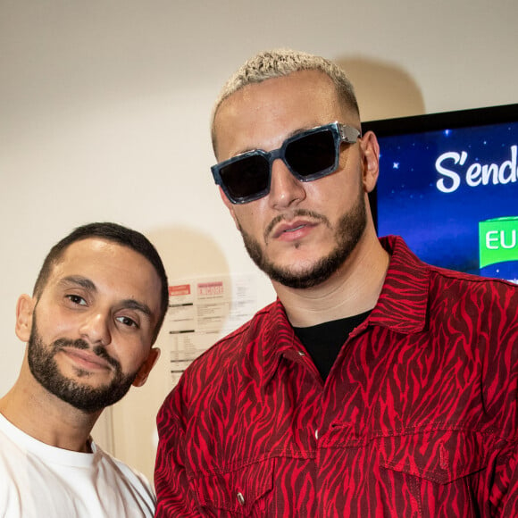 Exclusif - Malik Bentalha et Dj Snake - People au spectacle de Malik Bentalha "Encore" au Dôme de Paris - Palais des Sports à Paris le 20 février 2020. © Cyril Moreau/Bestimage