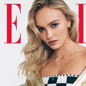 Lily-Rose Depp en couverture du ELLE décembre (US)