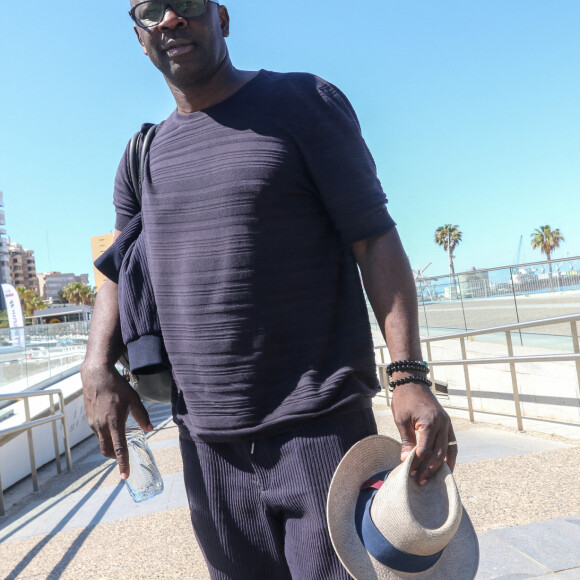 Mariage - Lilian Thuram et Kareen Guiock se sont mariés - Lilan Thuram - L.Thuram, P.Collina, I.Pedroso, J.Sotomayor participent à la conférence lors de la 4 ème édition du "MARCA Sport Weekend" à Malaga, le 10 juin 2022. 