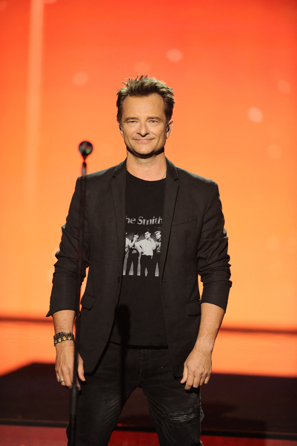 Photo : Exclusif - No Web - David Hallyday - Enregistrement de l'émission  "La Chanson secrète 5", qui sera diffusée le 11 janvier 2020 sur TF1, à  Paris. © Gaffiot-Perusseau / Bestimage - Purepeople