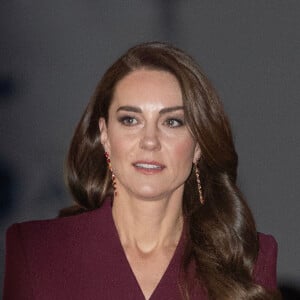 Catherine (Kate) Middleton, princesse de Galles - La famille royale à la sortie de la messe "Together at Christmas" à l'Abbaye de Westminster le 15 décembre 2022. 