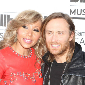 David Guetta, Cathy Guetta - People a la soiree "Billboard Music Awards" au "MGM Grand Garden Arena" a Las Vegas.